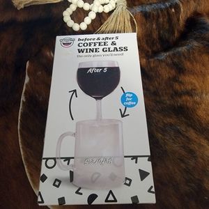 Funny gag gift for the coffee/wine glass all in one